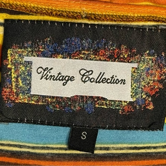 VINTAGE COLLECTION || Saltillo Serape Stripe Off-Shoulder Top - SZ Small - Picture 3 of 5